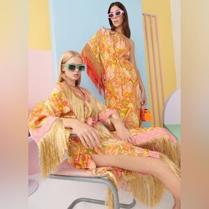 NWOT 325.09 CELIA B ZARYA DRESS /Kimono still on site SMALL WILL FIT TO XL